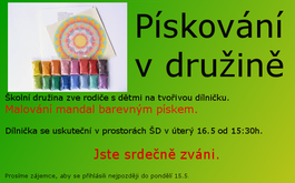 Titulní obrázek k příspěvku Pískováni ve ŠD 16. 5.